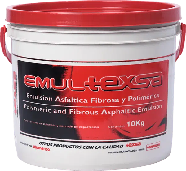 Emulsión asfáltica Emultexsa
